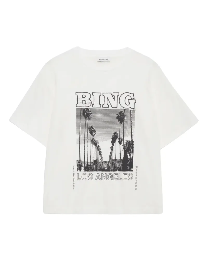 Anine Bing Louis T-Shirt - Weiß Weiß