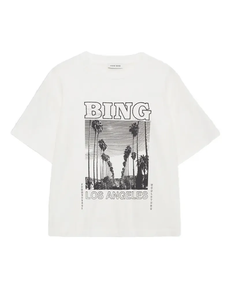 Anine Bing Louis T-Shirt - Weiß Weiß