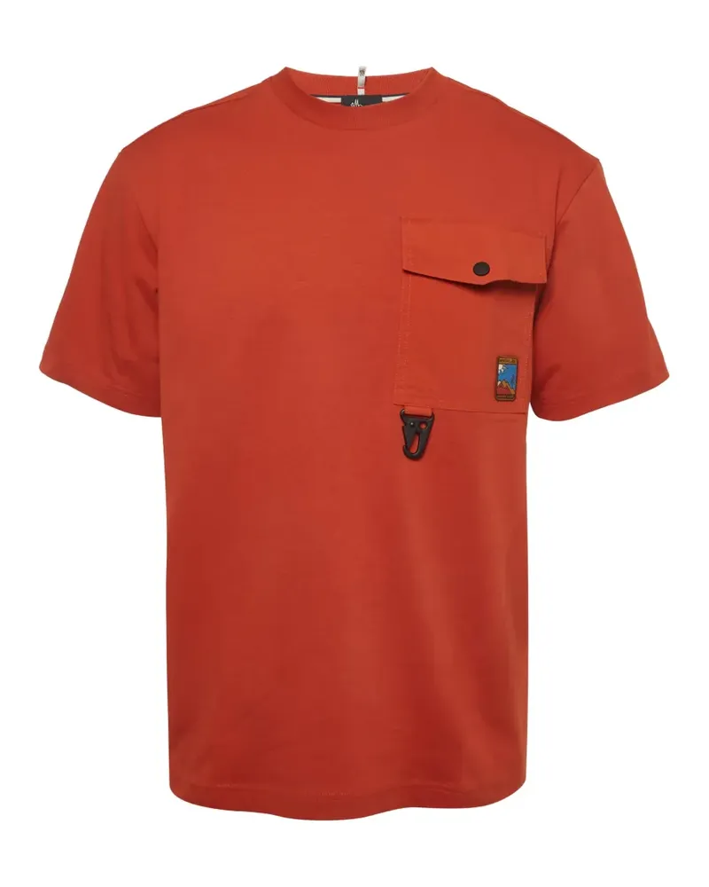 Moncler Grenoble T-Shirt mit Karabinerdetail - Orange Orange