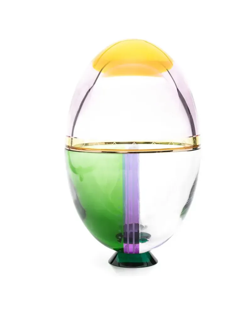 Reflections Copenhagen Große Fantasia Egg Skulptur (30cm x 18cm) - Grün Grün