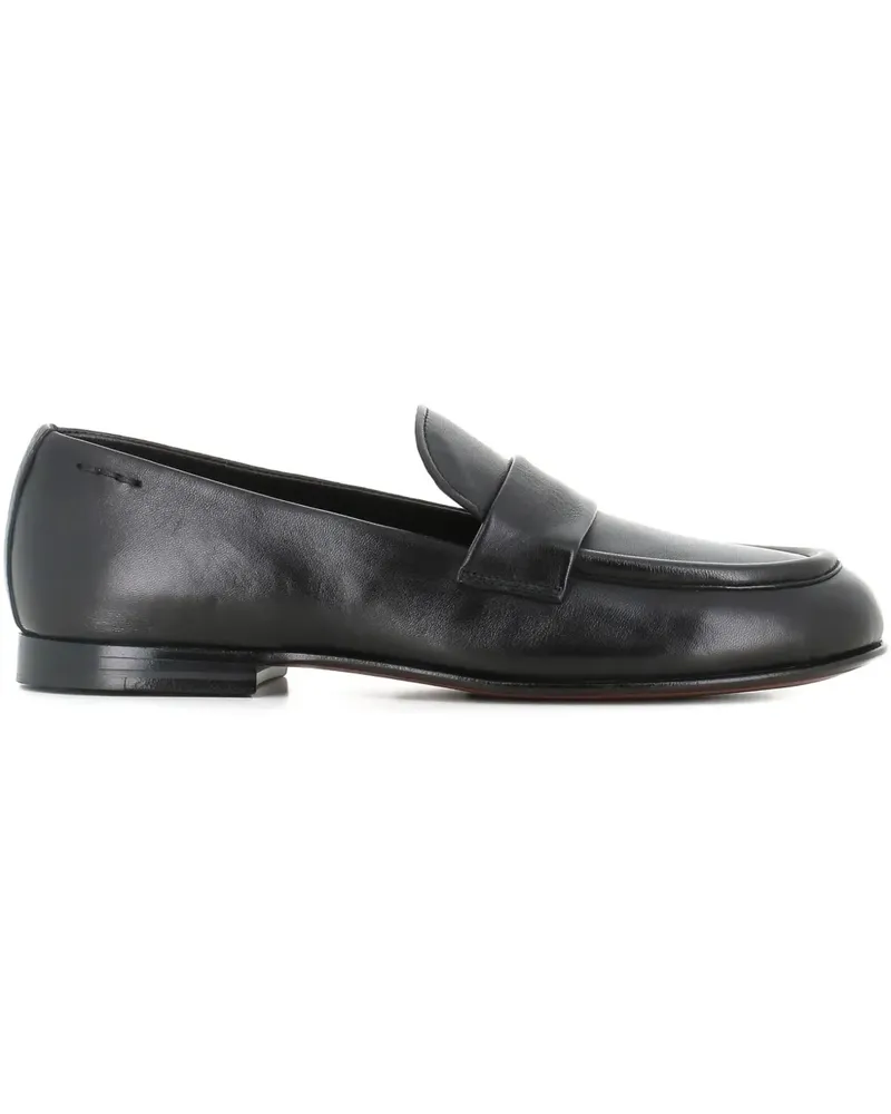 Alexander Hotto Loafer mit Riemen - Schwarz Schwarz