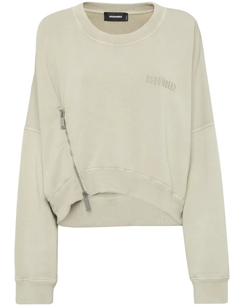 Dsquared2 Sweatshirt mit Reißverschluss - Nude Nude