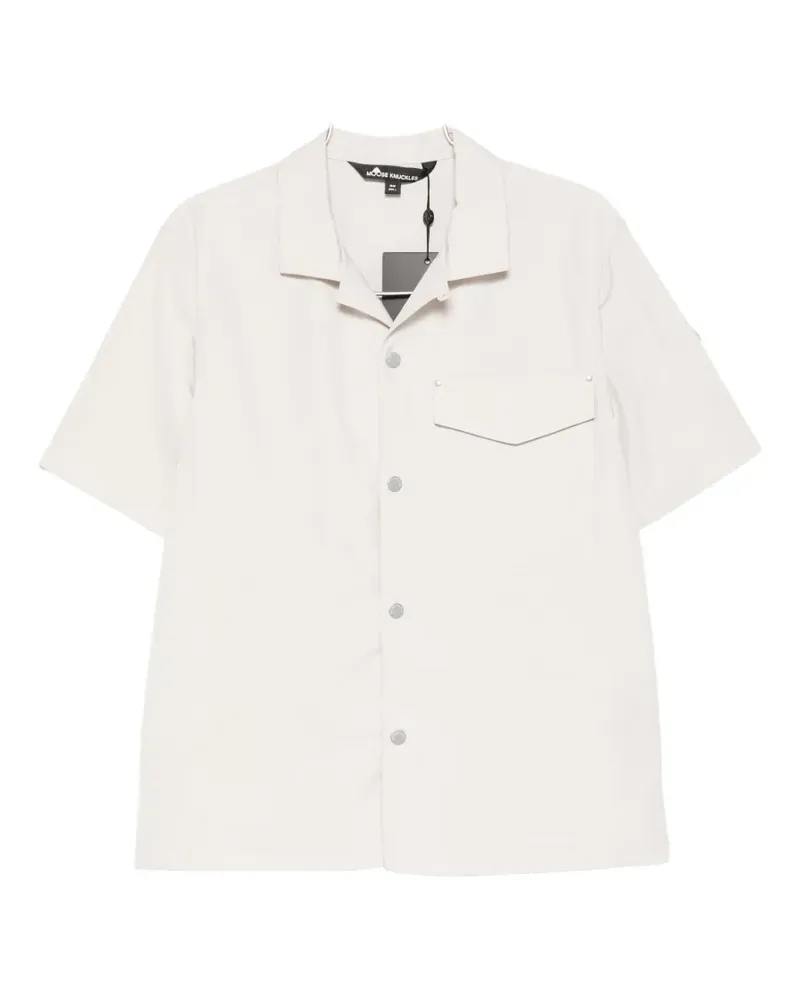 Moose Knuckles Charlesbourg short-sleeve shirt - Nude Nude
