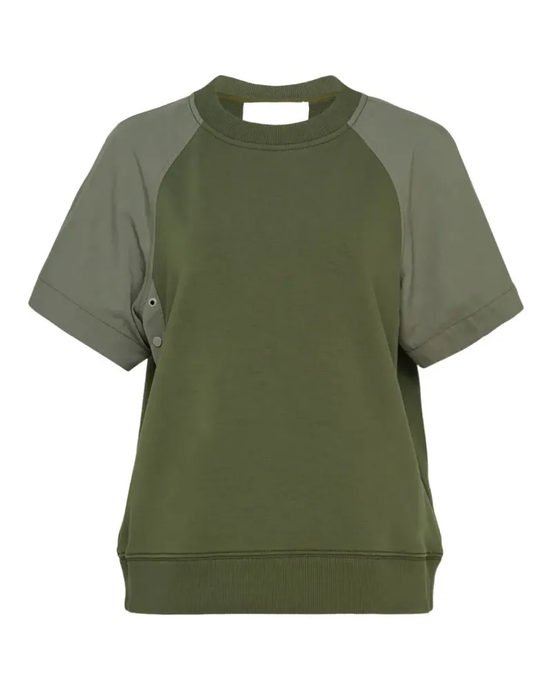 3.1 phillip lim T-Shirt mit Einsätzen - Grün Grün
