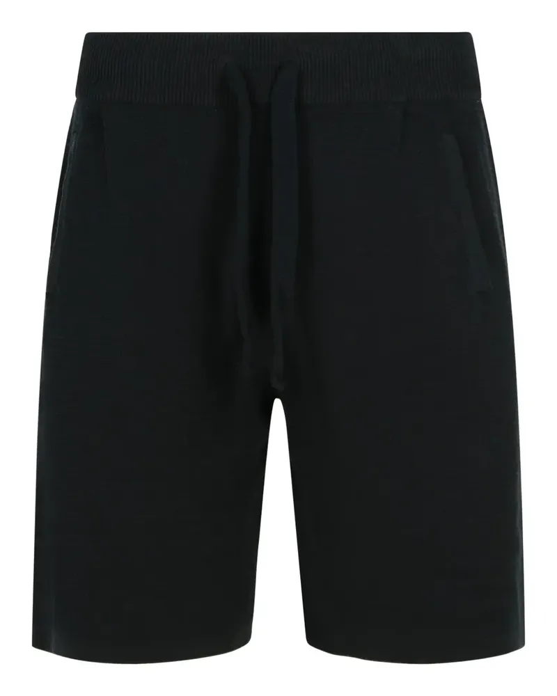 Laneus Shorts mit aufgesetzter Tasche - Schwarz Schwarz