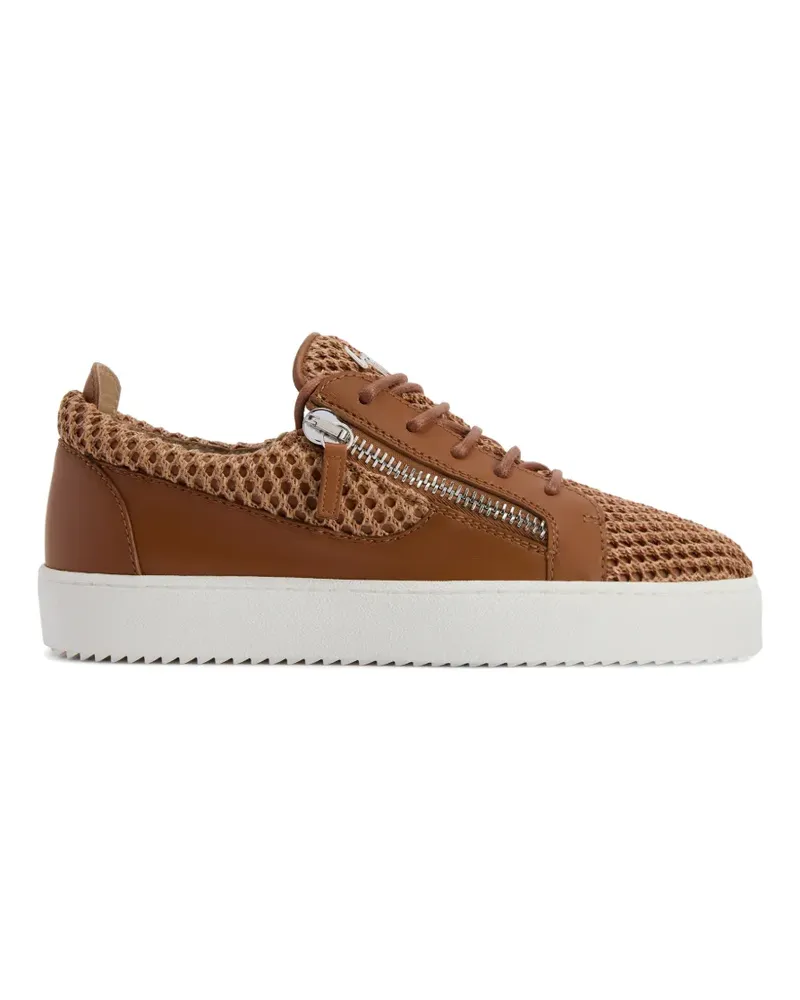 Giuseppe Zanotti Gehäkelte Sneakers - Braun Braun