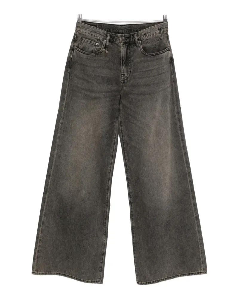 R13 wide-leg jeans - Grau Grau