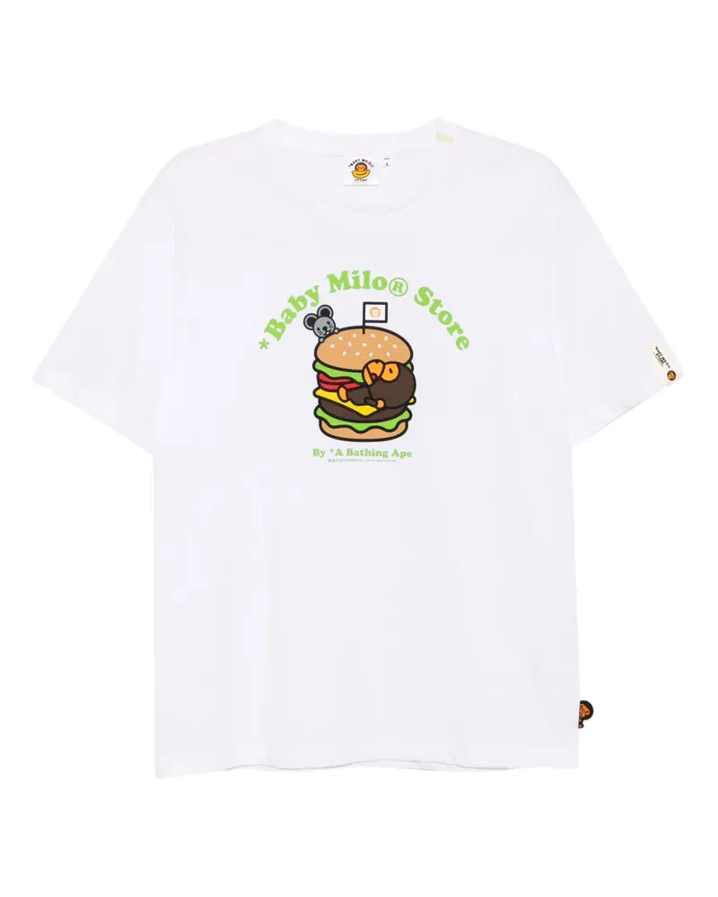 BAPE Klassisches T-Shirt - Weiß Weiß