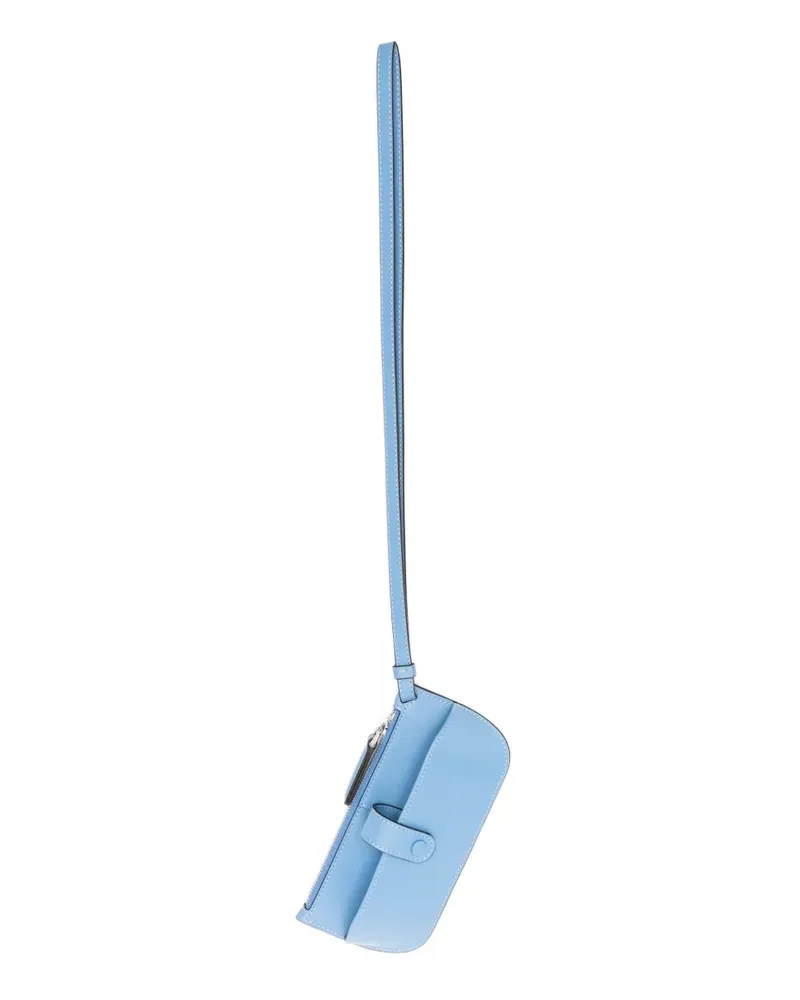 TOD'S Sonnenbrillenetui aus Leder - Blau Blau