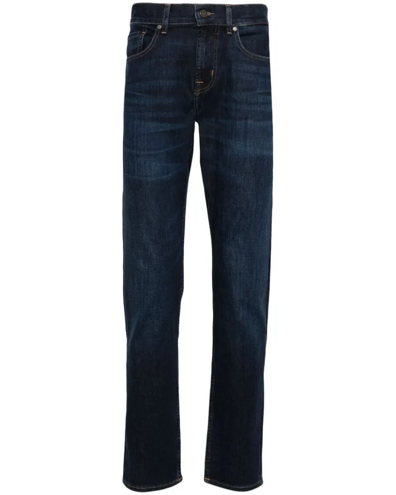 7 for all mankind Gerade Slimmy Jeans Blau