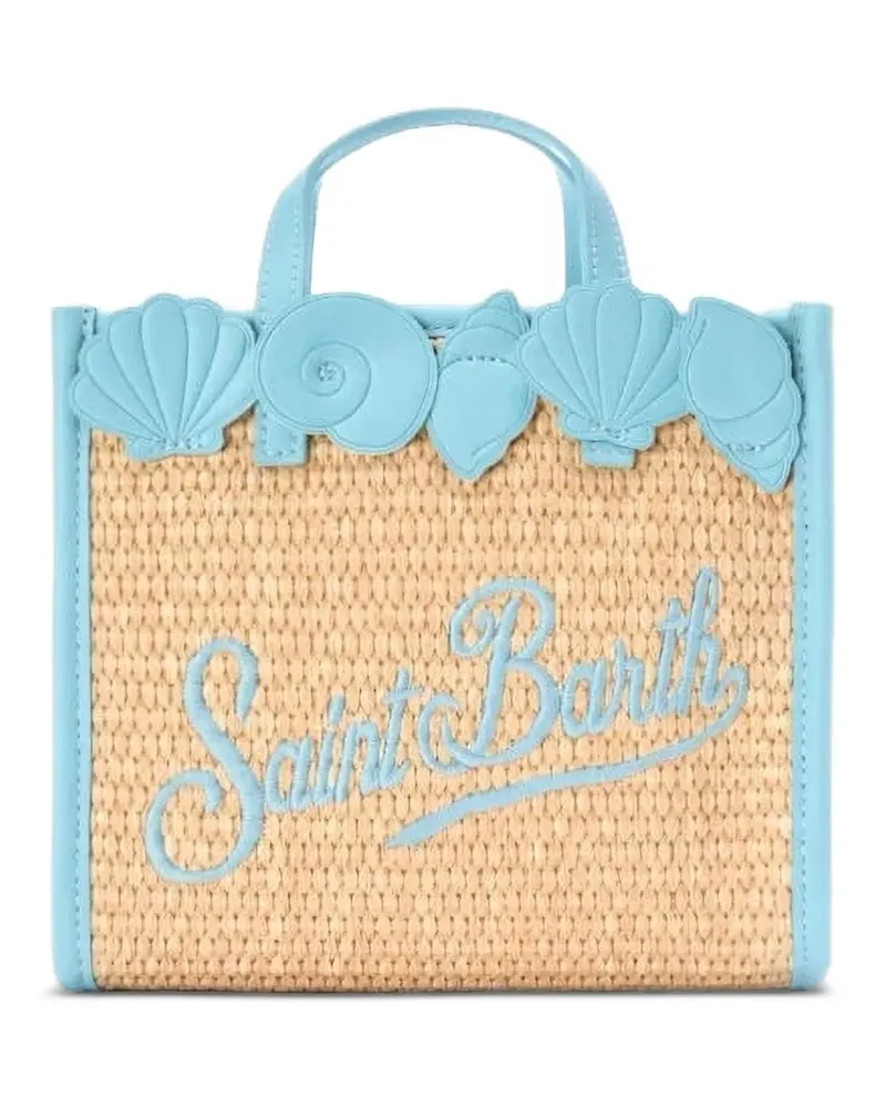 MC2 Saint Barth Vivian Satchels-Tasche mit Muschelapplikation - Nude Nude