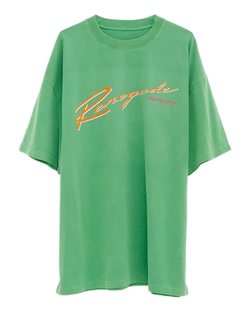 Martine Rose renegade print t-shirt - Grün Grün