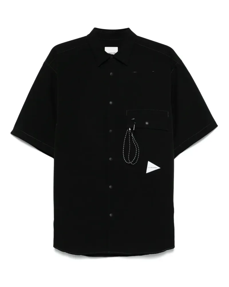 and wander Hemd im Utility-Look - Schwarz Schwarz