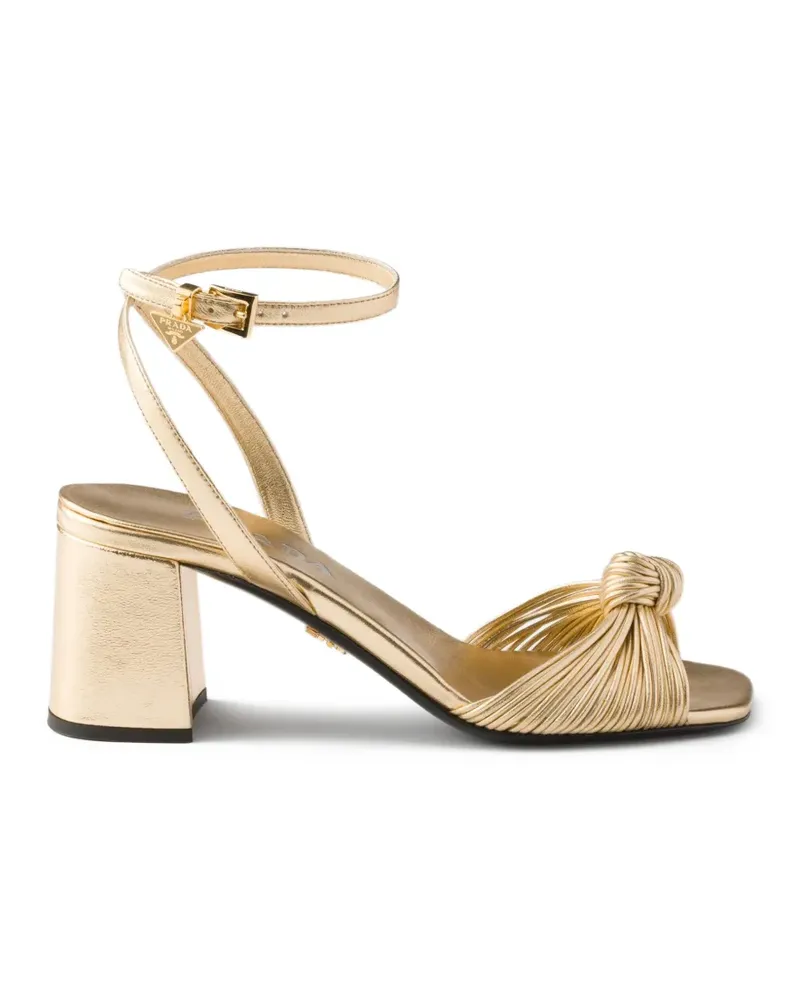 Prada Sandalen mit Absatz - Gold Gold