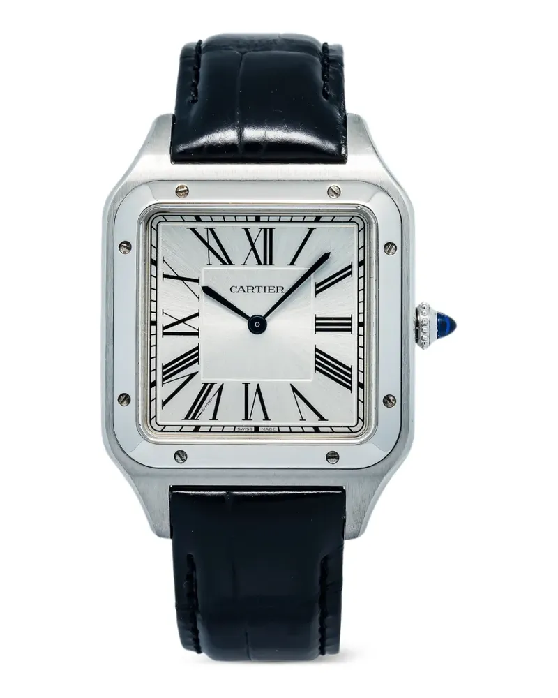 Cartier Santos 34mm square watch - Silber Silber