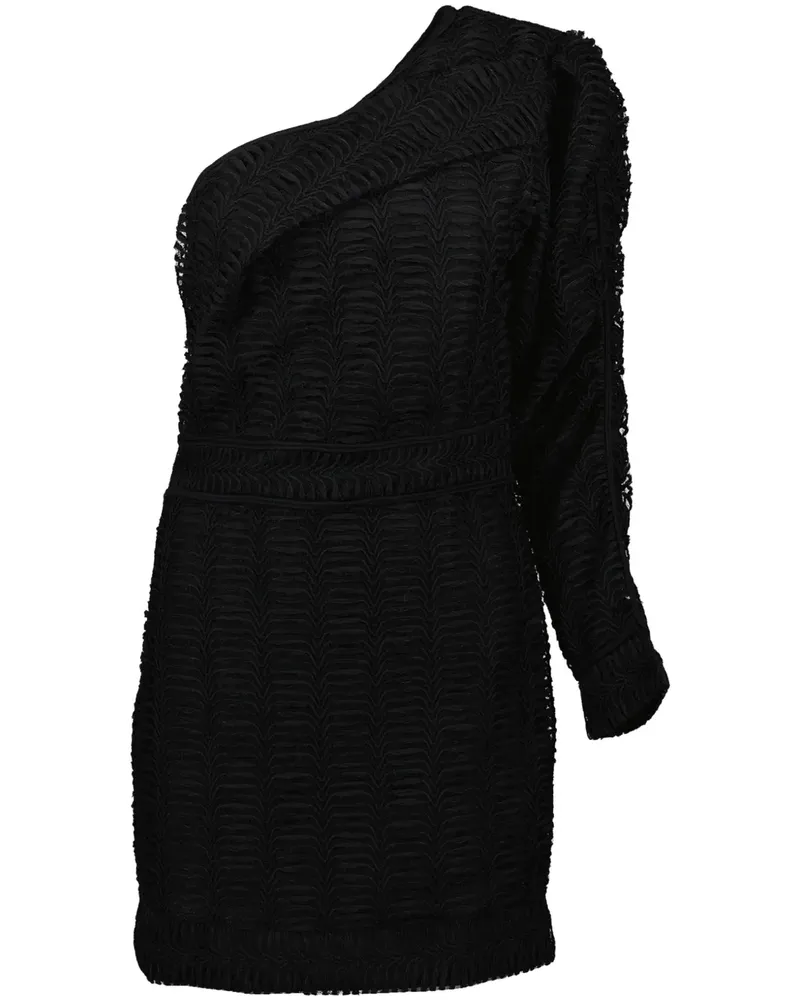 IRO Asymmetrisches Kleid - Schwarz Schwarz