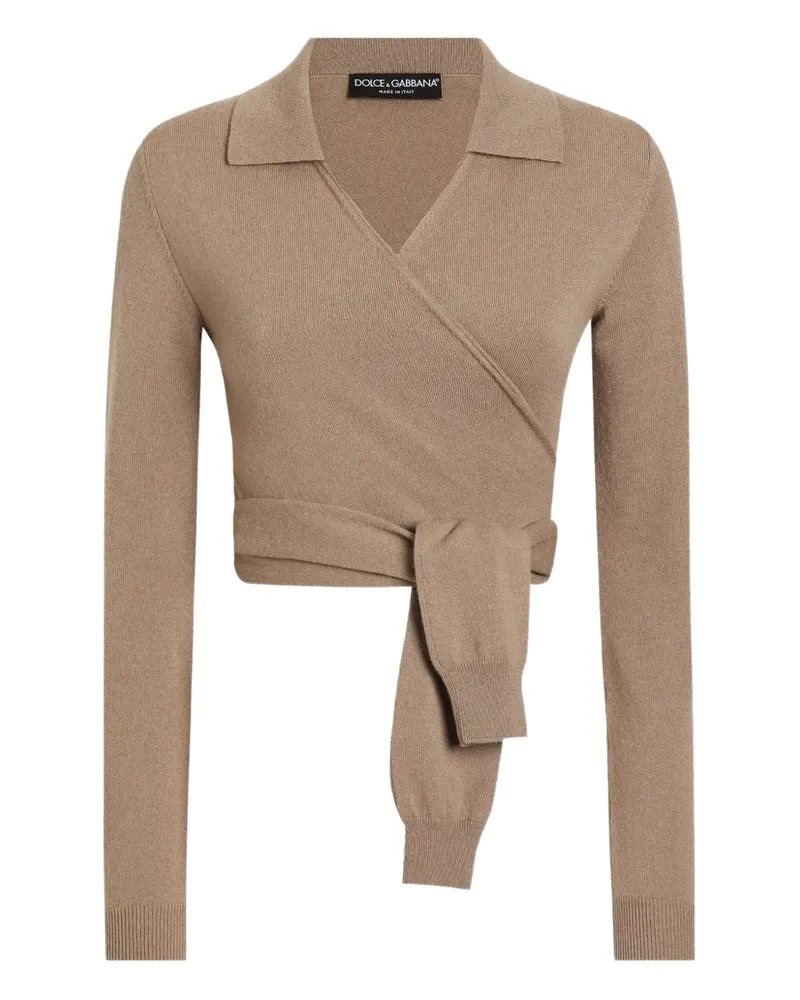 Dolce & Gabbana Gewickelter Cardigan - Braun Braun