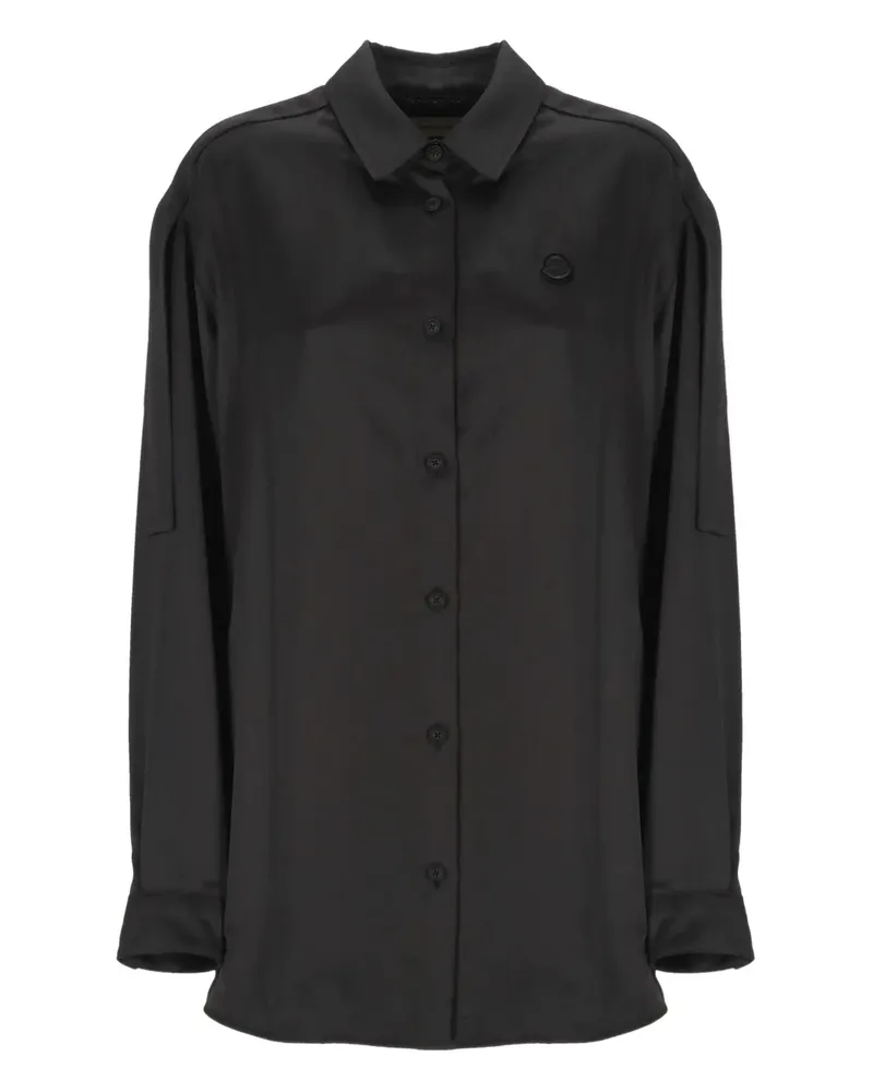 Moncler Langärmeliges Hemd - Schwarz Schwarz
