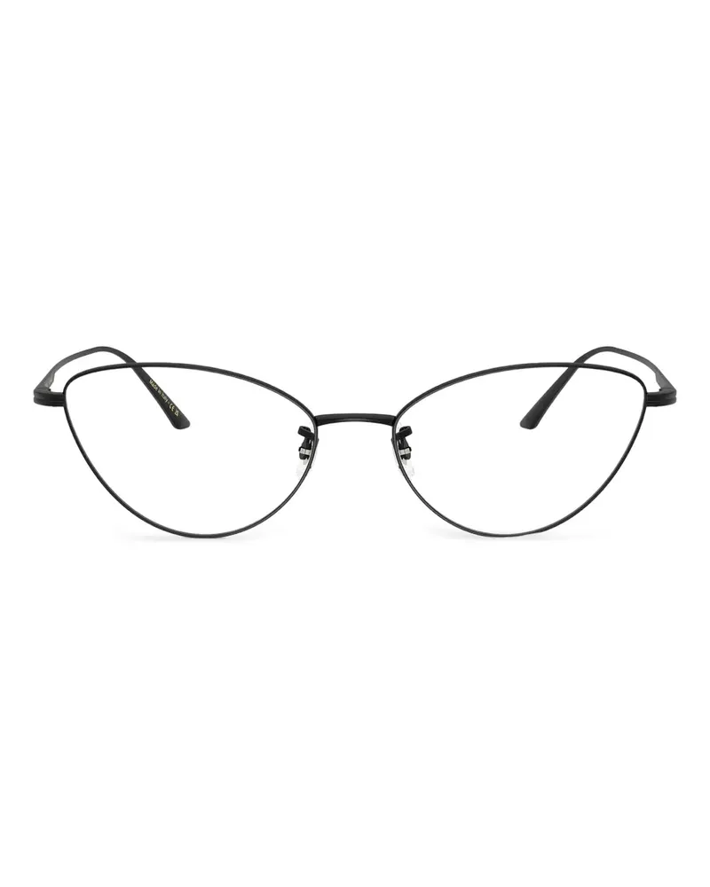 Oliver Peoples Brille im Cat-Eye-Design - Schwarz Schwarz