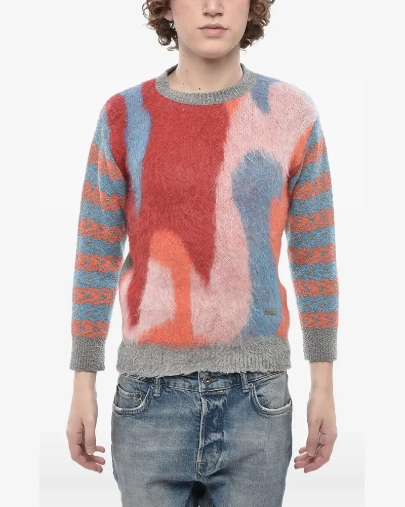 Dsquared2 tie-dye heavy-weight sweater - Rot Rot