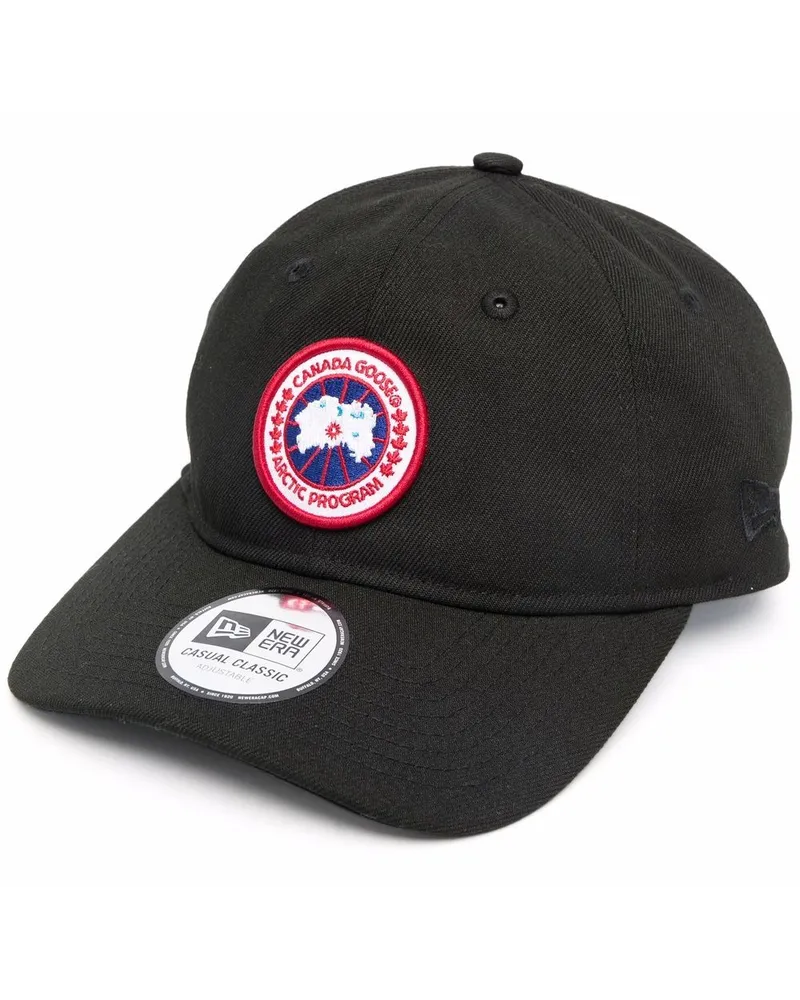 Canada Goose Baseballkappe mit Logo-Patch - Schwarz Schwarz