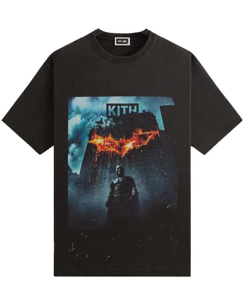 KITH x Batman Dark Knight International T-Shirt - Schwarz Schwarz