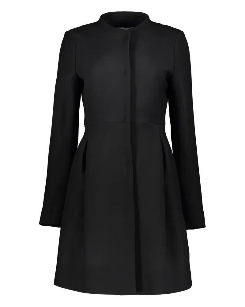 Herno buttoned coat - Schwarz Schwarz