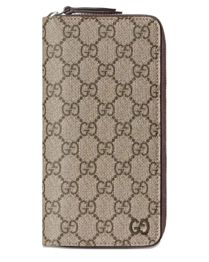 Gucci Portemonnaie aus GG Supreme - Nude Nude
