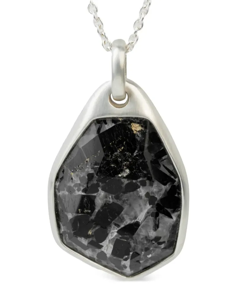 Parts Of Four inclusion crystal necklace - Silber Silber