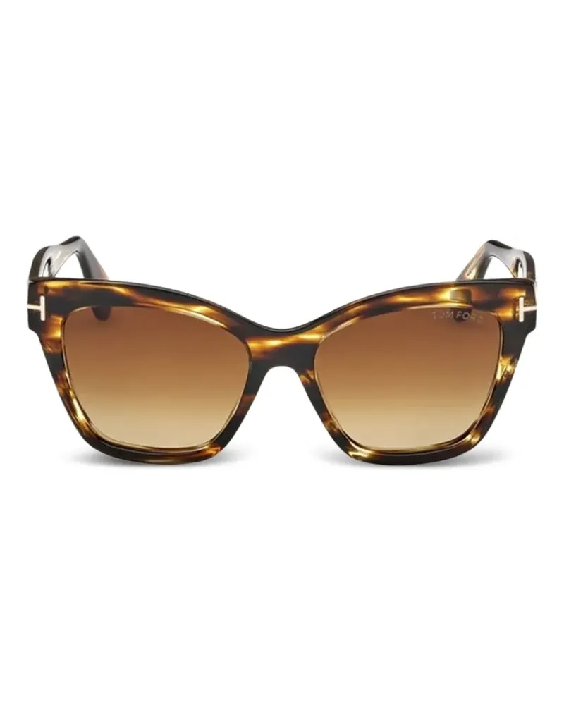 Tom Ford Elvira Cat-Eye-Sonnenbrille - Braun Braun