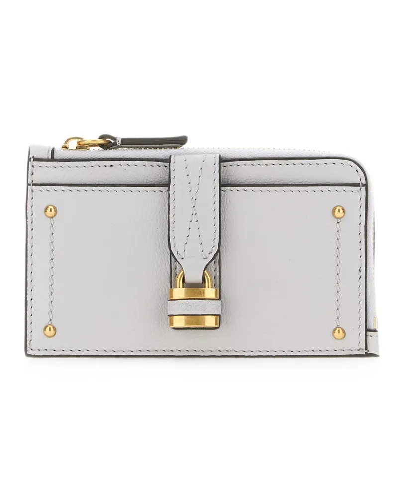 Chloé Paddington padlock-detail card holder - Blau Blau