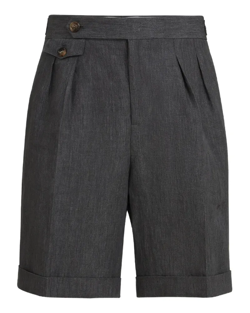 Brunello Cucinelli Shorts mit Falten - Grau Grau
