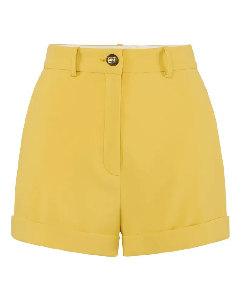 Elisabetta Franchi Shorts mit Knöpfen - Gelb Gelb