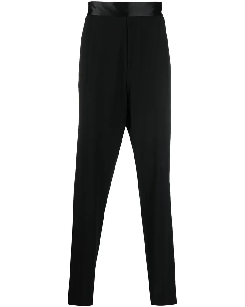 Giorgio Armani Hose mit Tapered-Bein - Schwarz Schwarz