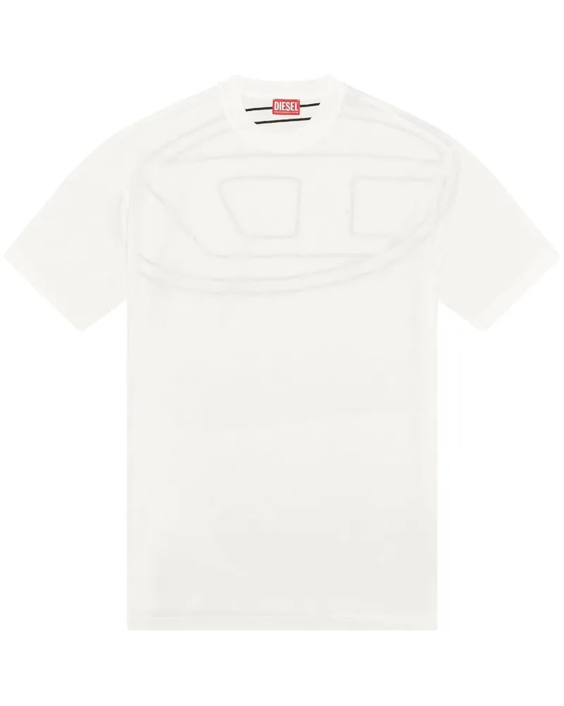 Diesel T-Boggy-Megoval-D T-Shirt - Weiß Weiß