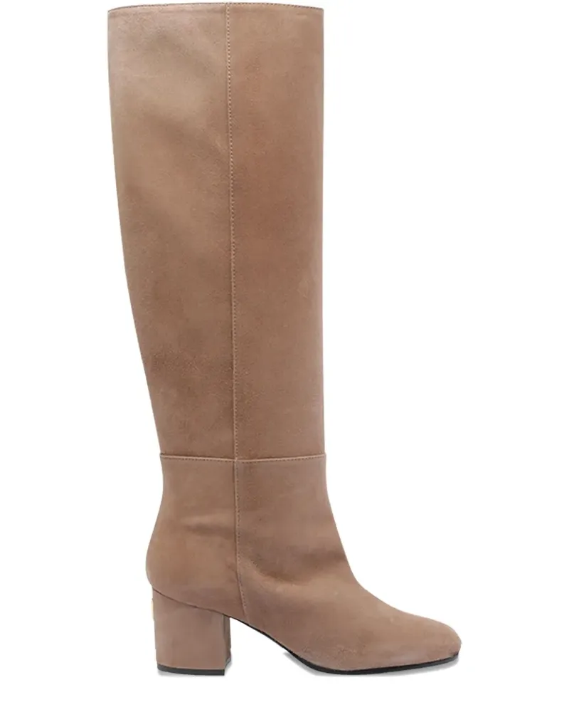 Via Roma 15 Stiefel mit Blockabsatz 60mm - Nude Nude