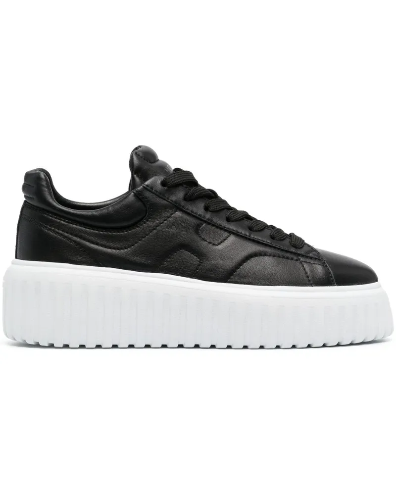 Hogan Flatform-Sneakers - Schwarz Schwarz