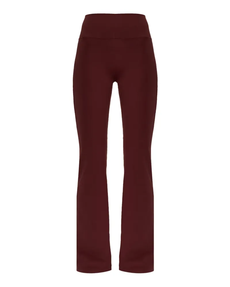 Nike Zenvy high-waisted flared leggings with no front seam - Rot Rot