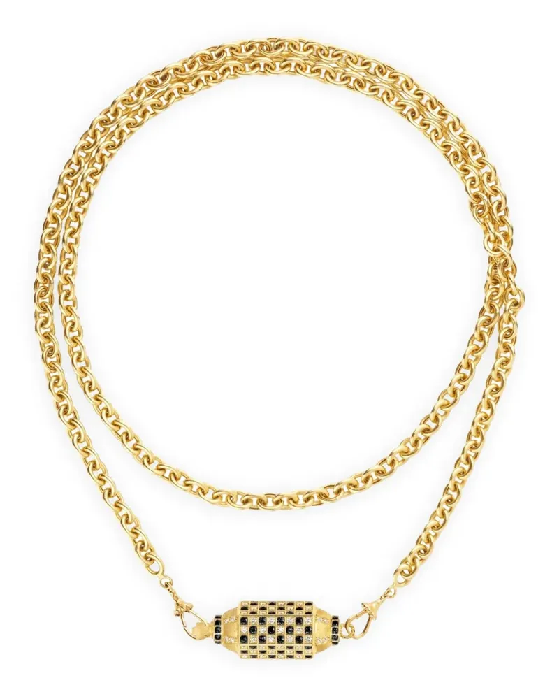 Marie Lichtenberg Halskette mit Diamant-Medaillon - Gold Gold