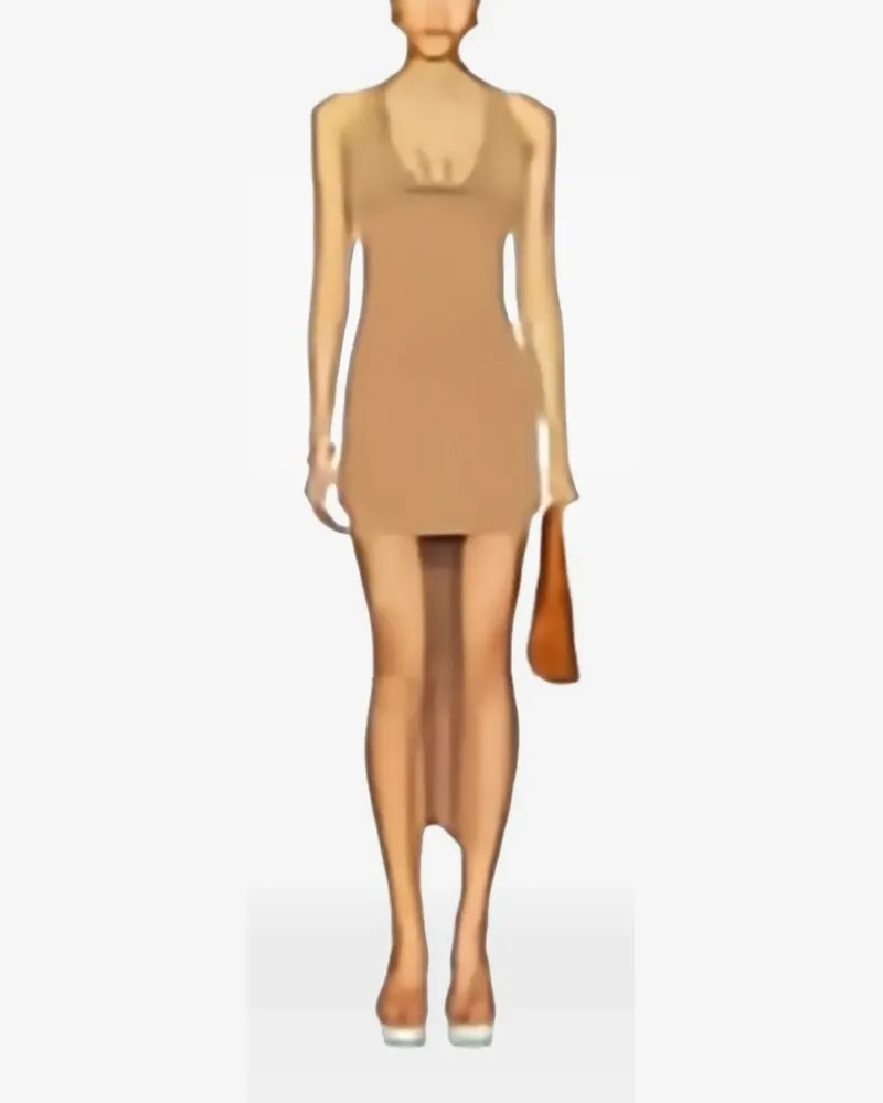 Aya Muse Onda Kleid mit Neckholder - Nude Nude