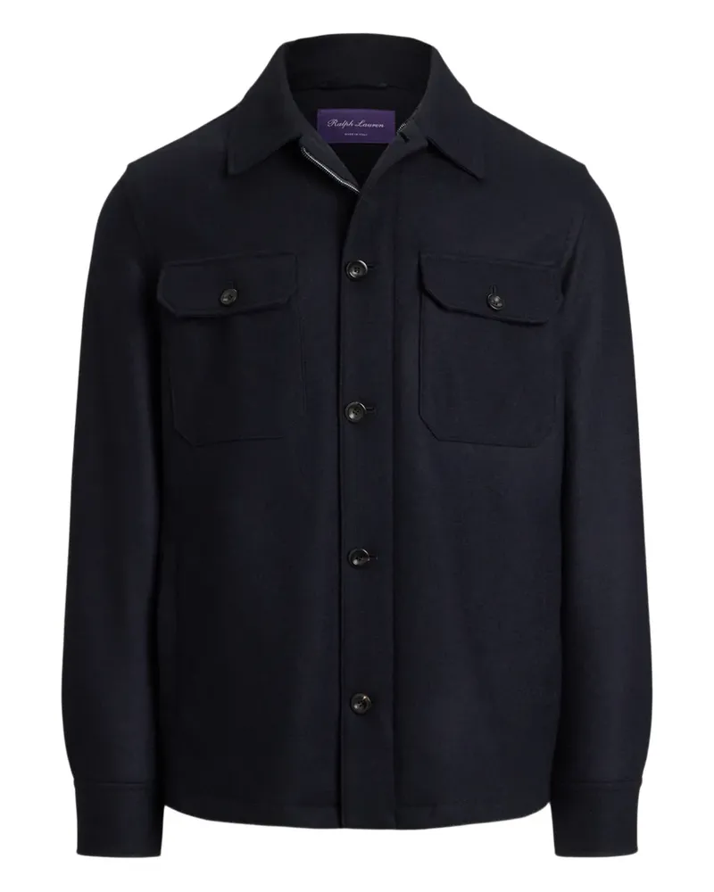 Ralph Lauren Klassische Hemdjacke - Blau Blau