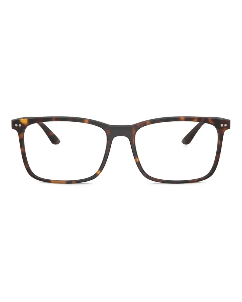 Giorgio Armani square-frame glasses - Braun Braun