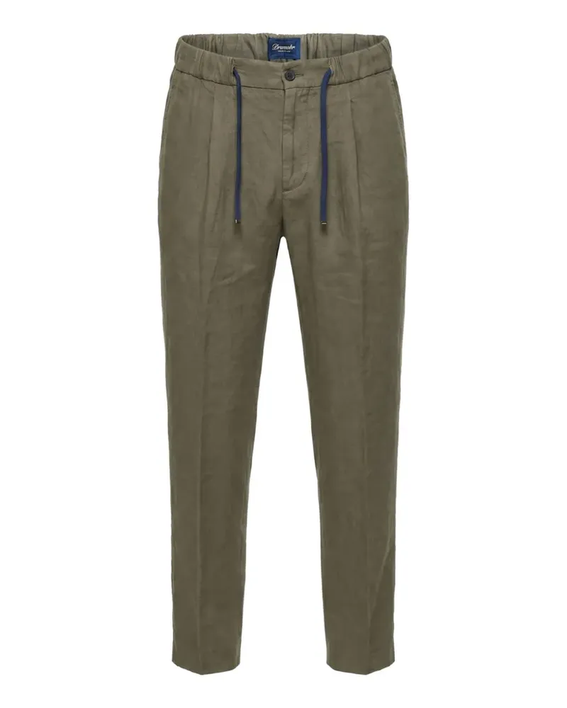 Drumohr  drawstring-waist trousers - Grün Grün