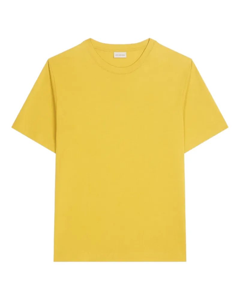 Dries van Noten Klassisches T-Shirt - Gelb Gelb