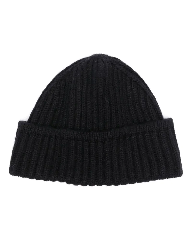 Blanca Grob gestrickte Beanie - Schwarz Schwarz
