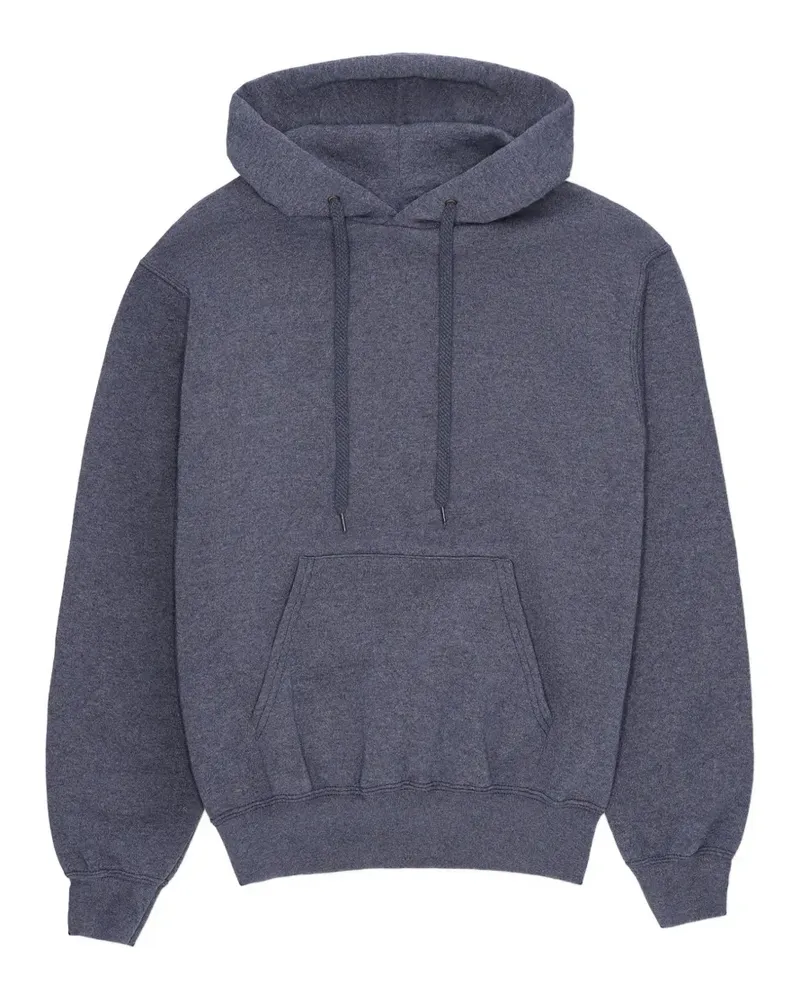Fortela front-pocket cotton hoodie - Blau Blau