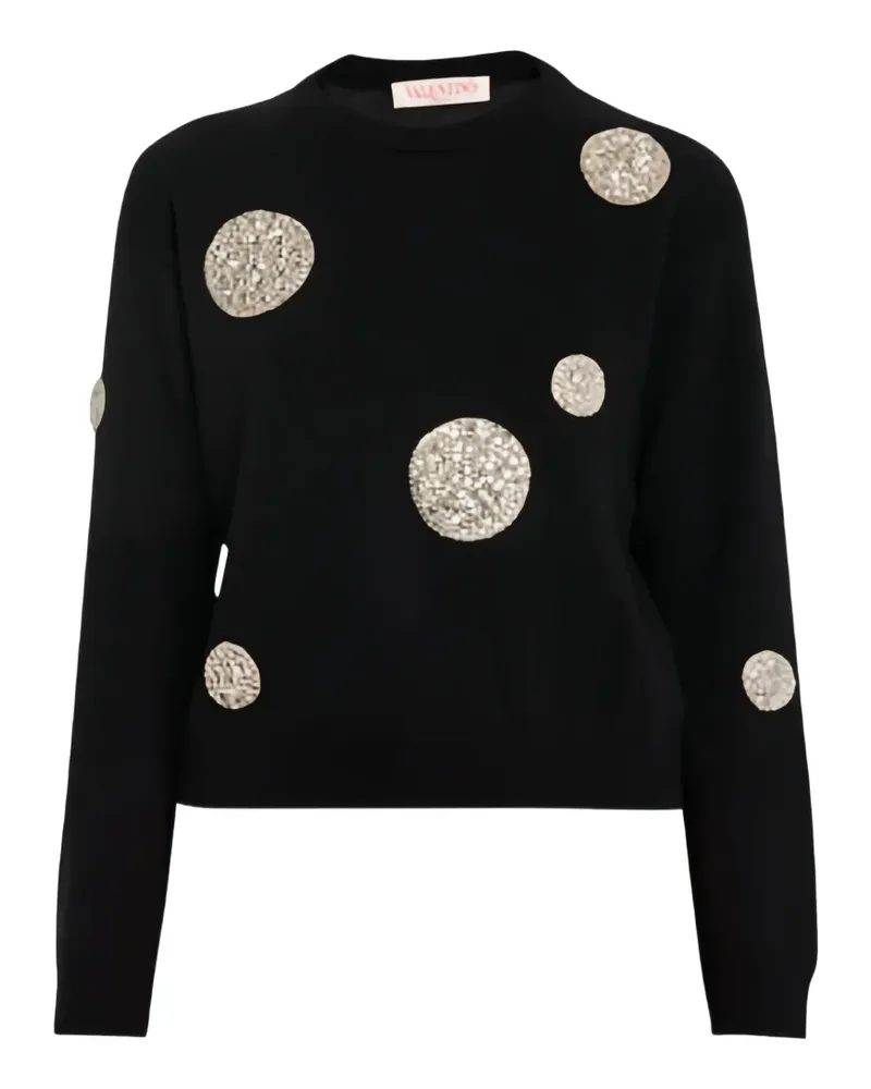 Valentino Garavani embellished wool sweater - Schwarz Schwarz