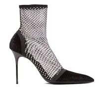 Stiefel aus Leder - Schwarz