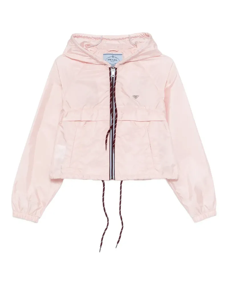Prada Kapuzenjacke mit Taschen - Rosa Rosa