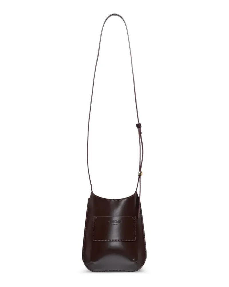 Jacquemus Bisou leather shoulder bag - Braun Braun